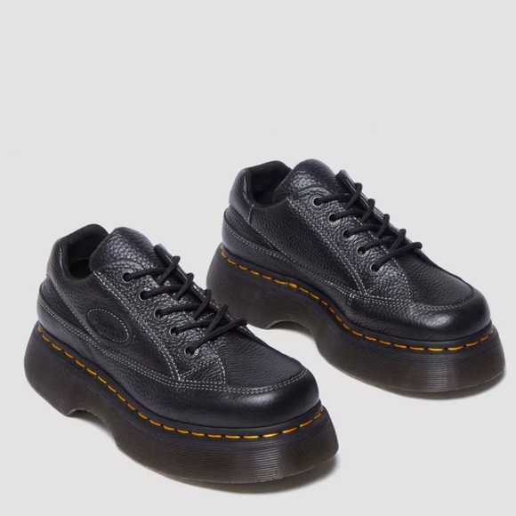 Dr. Martens Shoes - Dr. Martens Black Platform Loafers